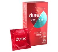 Durex Feel Thin Slim - Ultra Thin Condoms for a Natural Feel (10 pack)