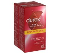 Durex Feel Ultra Thin - Ultra Realistic Condoms (2x10 Pack)