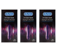 Durex Intense Delight Bullet Vibrator Massager Adult Sex Toy Pack of 3