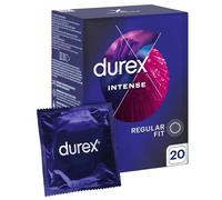 Durex Intense Regular Fit Stimulating Condoms, 20 pieces