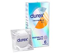 Durex Invisible Extra Large Ultra Thin High Sensitivity Condoms - 6 Condoms