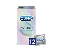 DUREX INVISIBLE EXTRA LUBRICATED 12 UDS