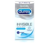 Durex Invisible Extra Sensitive Condom Pack of 12 (New)