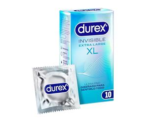 Durex Invisible XL Condoms Ultra Thin Designed To Maximize Sensations 10 XL Condoms