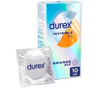 Durex Invisible XL Condoms Ultra Thin Designed To Maximize Sensations 10 XL Condoms