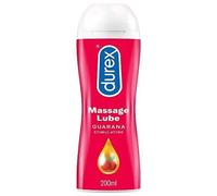 Durex Massage Lubricant Stimulating Guarana 2in1 1 Bottle 200ml Condom Friendly