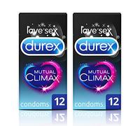 Durex Mutual Climax Condoms 12 Pack x 2 (24 Condoms)