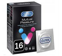 Durex Mutual Pleasure (Mutual Climax) Condoms - to Help him Last Longer and intensify her Big-O, Pack of 16