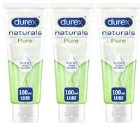 Durex Naturals Intimate Pleasure Water Based Pure Lubricant Gel - Pack Of 3 x 100 ml