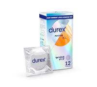 Nude, Condoms, Wide Fit, 12s, Ultra Thin, Designed To Feel It All, With Silicone Lube