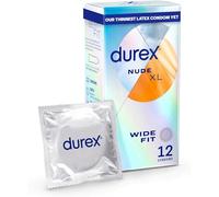 Nude, Condoms, Wide Fit, 12s, Ultra Thin, Designed To Feel It All, With Silicone Lube