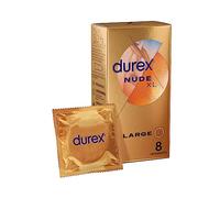 Durex Nude XL Extra Thin and Extra Large Condoms - 8 Condoms