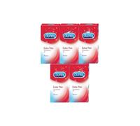 Durex Pack of 5 Extra Thin Condoms Maximum Sensation and Comfort