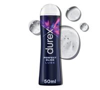 Durex Perfect Glide, Silicone Based Lube, 50ml, Condom Compatible, Non Drying, Long Lasting Formula, Silky Smooth Feel, Quality