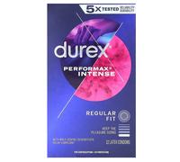 Durex, Performax Intense, Regular Fit, 12 Latex Condoms