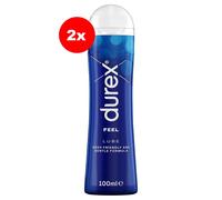 Durex Play Feel Water-Based Intimate Lubricant Gel 100ml (2 Pack)