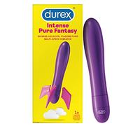 Durex Play Pure Fantasy Stimulating Vibrator for Women, Adjustable Speed, White