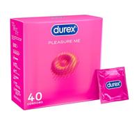 Durex Pleasure Me Textured Latex Condoms (40 Pack)