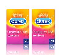 Durex - Pleasure Me Condoms (2 x 20 Pack)