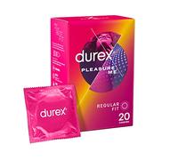Durex Pleasure Me Condoms Ribbed & Dotted Regular Fit 20s