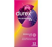 Durex Pleasure Me Condoms Ribbed & Dotted Regular Fit 12s