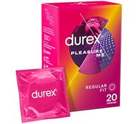 Durex Pleasure Me Condoms Ribbed & Dotted Regular Fit 20s