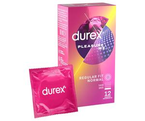 Durex Pleasure Me - Ribbed & Dotted Condoms (12 pack)