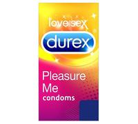 Durex Pleasure Me Condoms Ribbed & Dotted Regular Fit 12s