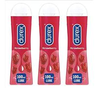 Durex - Strawberry Lube - 100ml x 3