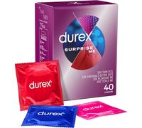 Durex Surprise Me Condoms, 40s, Variety Pack, Thin Feel, Originals Extra Safe, Pleasure Me, Tickle Me, Easy On Shape, Teat Ended