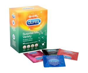 Durex - Surprise Me Variety Mix Condoms - Pack of 40 Condoms