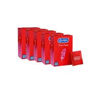 Durex Thin Feel, 100 Condoms (20s x 5), Silicone Lubricated