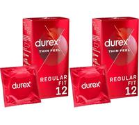 Durex - Thin Feel Condoms (2 x 12 Pack)