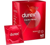 Durex Thin Feel Regular Fit Latex Condoms 40 Pack