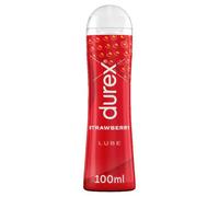 Durex Water Based Lube Strawberry Flavoured Edible gel 100 ml (Pack of 1)