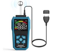 DURFICST WM700D Pin&Pinless Moisture Meter with Color LCD & Acoustic Alarm, Detects 20-40 mm Walls, Wood, Masonry, Concrete & Other Building Materials