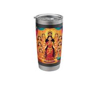 Durga Puja Diwali Festival Happy Navratri Goddess Stainless Steel Insulated Tumbler