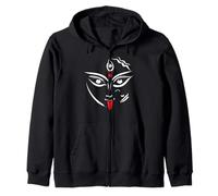 Durga Puja Hindu Festival kali Bengali Festival Celebration Zip Hoodie