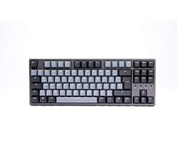 DURGOD Taurus K320 TKL Mechanical Gaming Keyboard - 88 Keys - Double Shot PBT - USB Type C - ISO UK (Space Grey, Cherry Mx Silent Red)