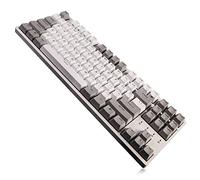 DURGOD Taurus K320 TKL Mechanical Keyboard | 87 Keys Tenkeyless | USB C Wired | Doubleshot PBT Keycaps | Programmable Keys | NKRO Rollover | Windows & Mac | Cherry MX Silent Red, White