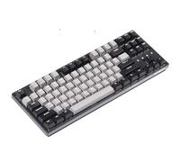 DURGOD Taurus K320 TKL Wired Mechanical Gaming Keyboard - 87 Key - Double Shot PBT - NKRO - USB Type C (Slient Red, Black & Gray)