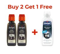 Durgol Swiss Espresso Special Decalcifier for all Coffee Machines, 2 x 125ml