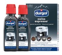 Durgol Descaler for Coffee Machines, Swiss Espresso Special Descaler Liquid Compatible with All Coffee Makers, 2x125 millilitres