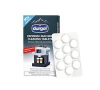 Durgol Espresso Machine and Coffee Maker Cleaning Tablets, Compatible with all Coffee Machines10 count, White