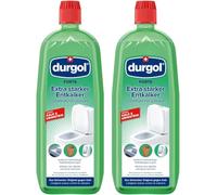 Durgol Forte Extra Strong Descaler for Urine Stone and Limescale (2 x 1000 ml) - Urine Stone Remover & Limescale Remover for Toilet, Shower, Cistern - Special Professional Limescale Cleaner Liquid