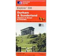 Durham and Sunderland: Sheet 308 (Explorer Maps)