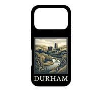 Durham England Cathedral River Landscape Design Case for iPhone 17 Pro