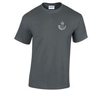 Durham Light Infantry Embroidered T-Shirt - Ash - X Large