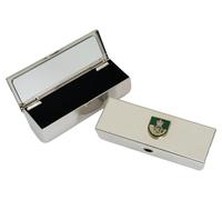 Durham Light Infantry Metal Lipstick Case with Mirror Silver Personalised Engraving Gift ME39