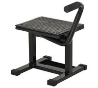 DURHAND 150KG Steel Motorbike Manual Jack Lift Rubber Platform Crank Lift